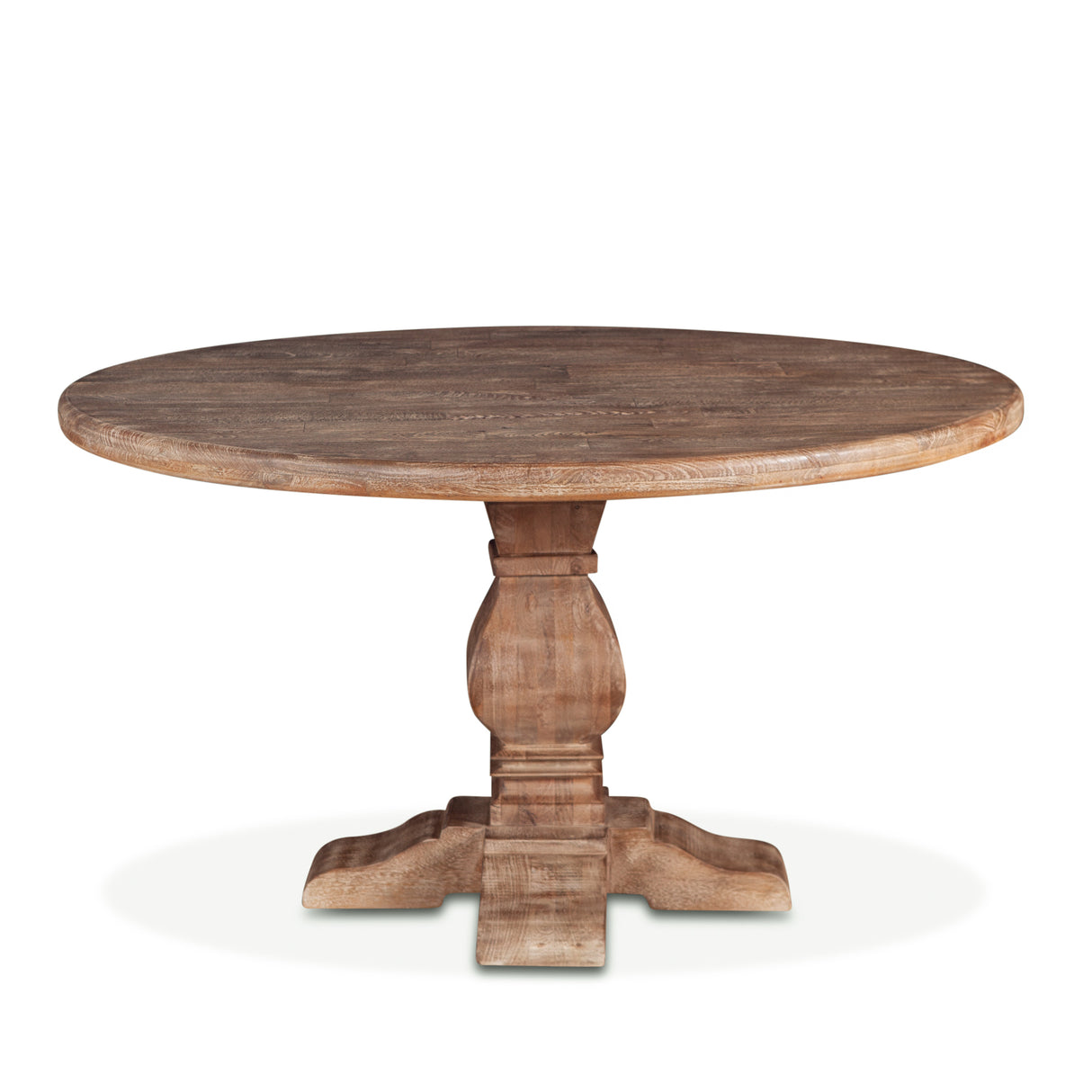 San Rafael 48" Round Dining Table in Antique Oak by Home Trends & Design at Eve Furniture