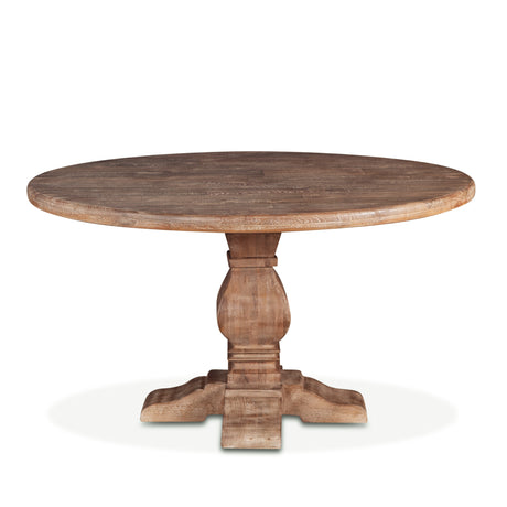 San Rafael 48" Round Dining Table in Antique Oak by Home Trends & Design at Eve Furniture