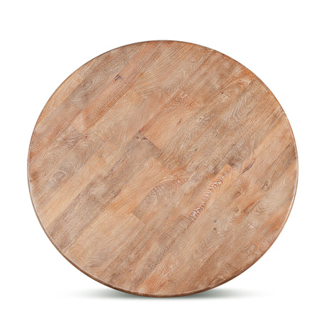 San Rafael 48" Round Dining Table in Antique Oak by Home Trends & Design at Eve Furniture