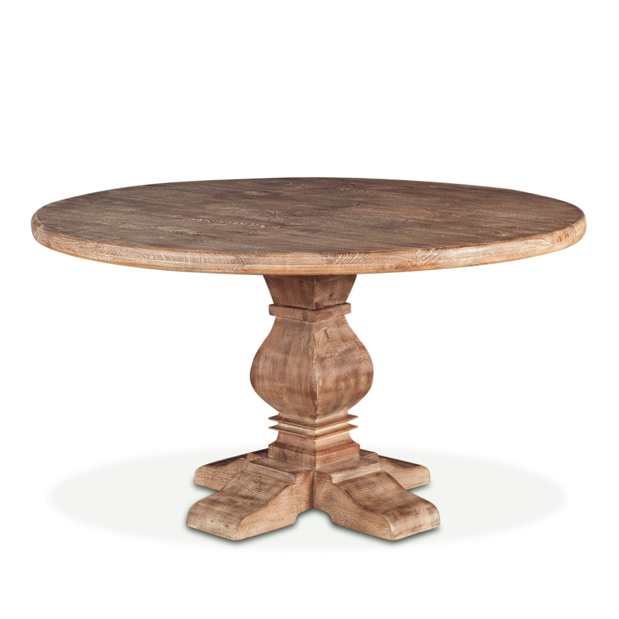 San Rafael 48" Round Dining Table in Antique Oak by Home Trends & Design at Eve Furniture