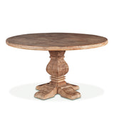 San Rafael 48" Round Dining Table in Antique Oak by Home Trends & Design at Eve Furniture