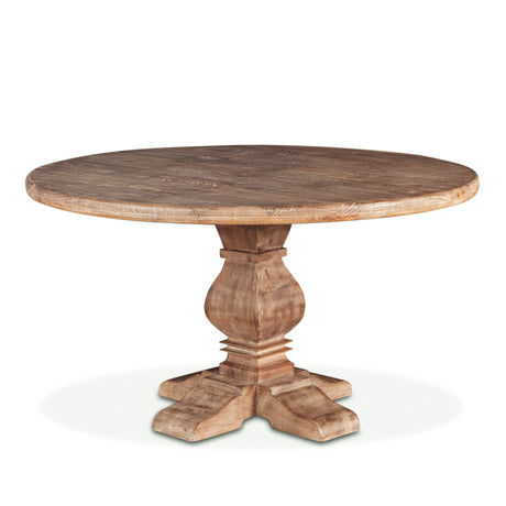 San Rafael 48" Round Dining Table in Antique Oak by Home Trends & Design at Eve Furniture