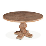 San Rafael 48" Round Dining Table in Antique Oak by Home Trends & Design at Eve Furniture