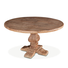 San Rafael 48" Round Dining Table in Antique Oak by Home Trends & Design at Eve Furniture