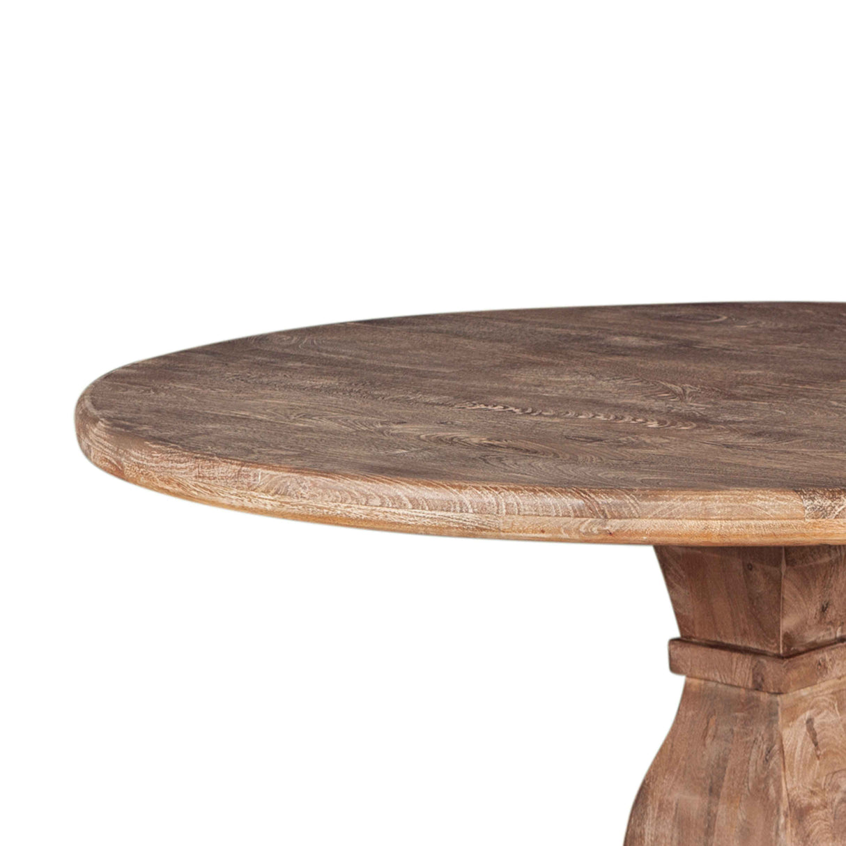San Rafael 48" Round Gathering Table in Antique Oak by Home Trends & Design at Eve Furniture