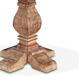 San Rafael 48" Round Gathering Table in Antique Oak by Home Trends & Design at Eve Furniture