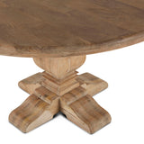 San Rafael 54" Round Dining Table in Antique Oak by Home Trends & Design at Eve Furniture