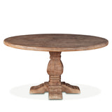 San Rafael 54" Round Dining Table in Antique Oak by Home Trends & Design at Eve Furniture