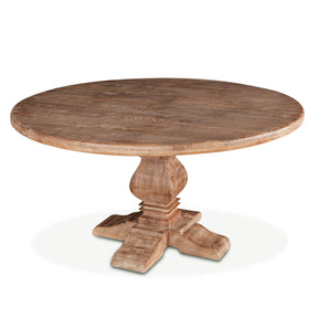 San Rafael 54" Round Dining Table in Antique Oak by Home Trends & Design at Eve Furniture
