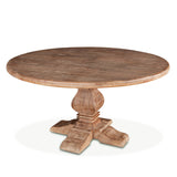 San Rafael 60" Round Dining Table in Antique Oak by Home Trends & Design at Eve Furniture