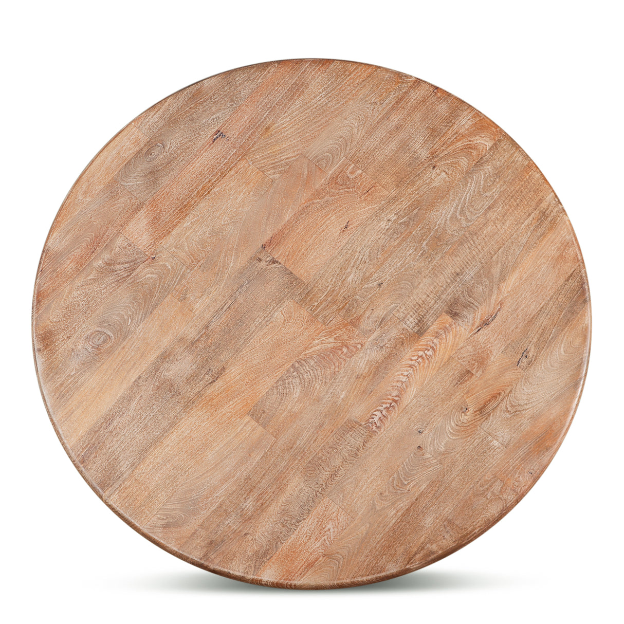 San Rafael 60" Round Dining Table in Antique Oak by Home Trends & Design at Eve Furniture
