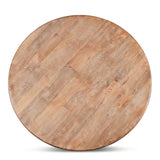 San Rafael 60" Round Dining Table in Antique Oak by Home Trends & Design at Eve Furniture