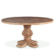 San Rafael 60" Round Dining Table in Antique Oak by Home Trends & Design at Eve Furniture