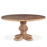 San Rafael 60" Round Dining Table in Antique Oak by Home Trends & Design at Eve Furniture