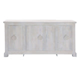 San Rafael 68" Breakfront Sideboard in Heirloom White by Home Trends & Design at Eve Furniture