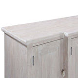 San Rafael 68" Breakfront Sideboard in Heirloom White by Home Trends & Design at Eve Furniture