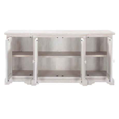 San Rafael 68" Breakfront Sideboard in Heirloom White by Home Trends & Design at Eve Furniture