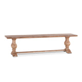 San Rafael 72" Bench in Antique Oak by Home Trends & Design at Eve Furniture