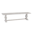 San Rafael 72" Bench in Heirloom White by Home Trends & Design at Eve Furniture