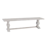 San Rafael 72" Bench in Heirloom White by Home Trends & Design at Eve Furniture