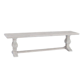 San Rafael 72" Bench in Heirloom White by Home Trends & Design at Eve Furniture