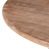San Rafael 72" Round Dining Table in Antique Oak by Home Trends & Design at Eve Furniture