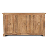 San Rafael 75" Glass Cabinet in Antique Oak by Home Trends & Design at Eve Furniture
