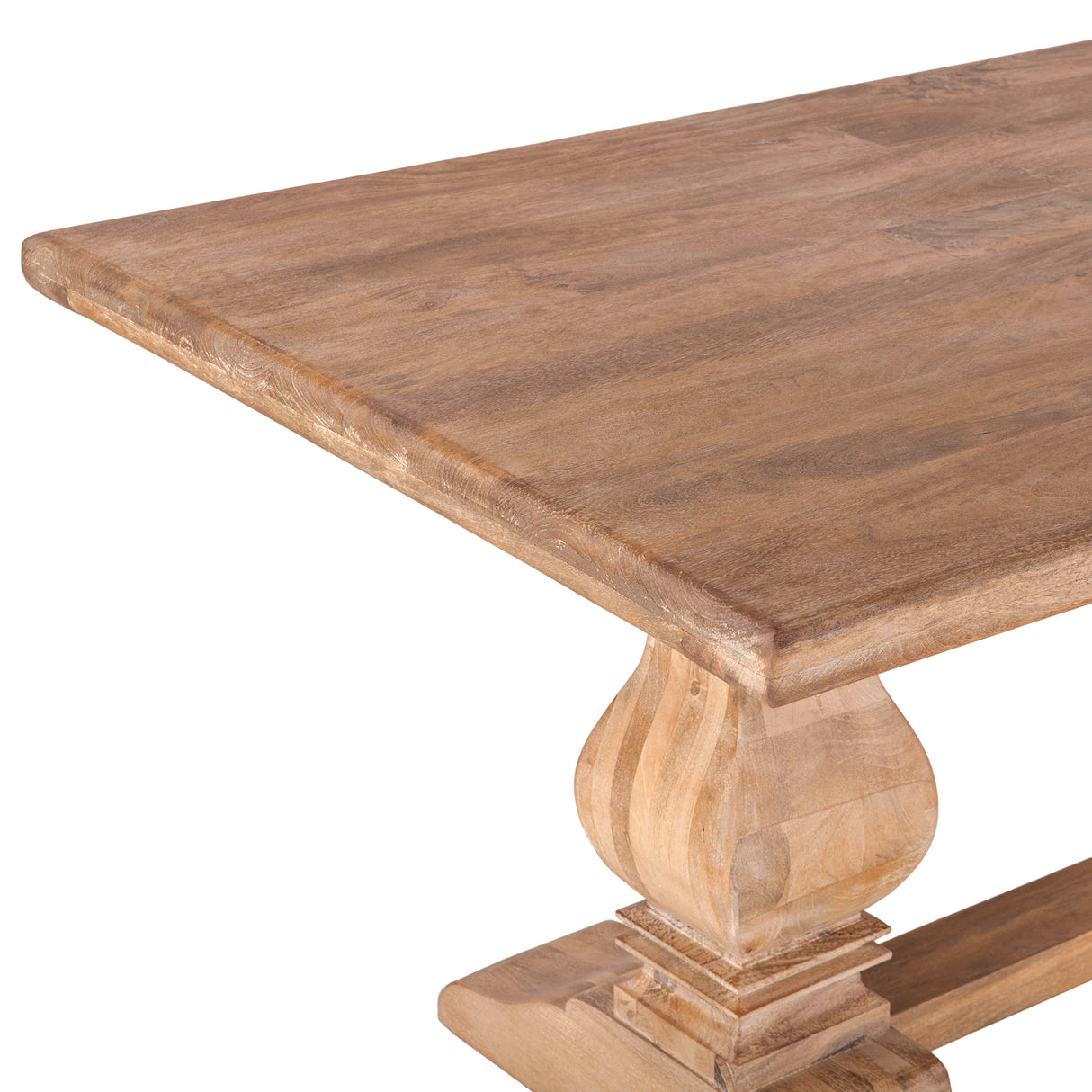 San Rafael 84" Dining Table in Antique Oak by Home Trends & Design at Eve Furniture