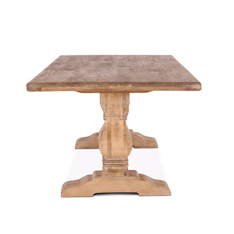 San Rafael 84" Dining Table in Antique Oak by Home Trends & Design at Eve Furniture