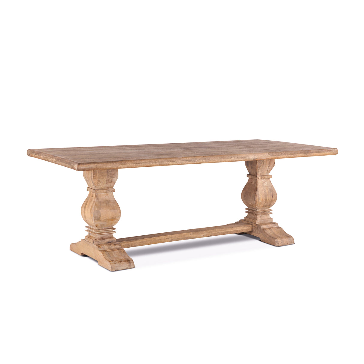 San Rafael 84" Dining Table in Antique Oak by Home Trends & Design at Eve Furniture