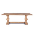 San Rafael 84" Dining Table in Antique Oak by Home Trends & Design at Eve Furniture