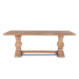 San Rafael 84" Dining Table in Antique Oak by Home Trends & Design at Eve Furniture