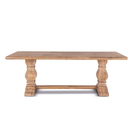 San Rafael 84" Dining Table in Antique Oak by Home Trends & Design at Eve Furniture
