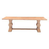 San Rafael 94" Dining Table in Antique Oak by Home Trends & Design at Eve Furniture