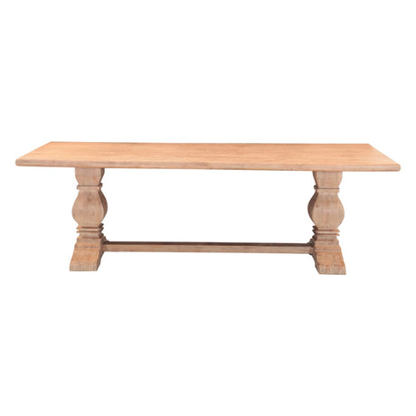 San Rafael 94" Dining Table in Antique Oak by Home Trends & Design at Eve Furniture
