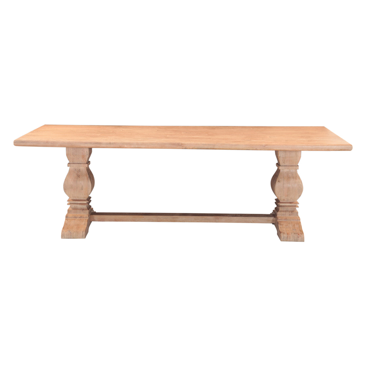 San Rafael 94" Dining Table in Antique Oak by Home Trends & Design at Eve Furniture