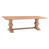 San Rafael 94" Dining Table in Antique Oak by Home Trends & Design at Eve Furniture