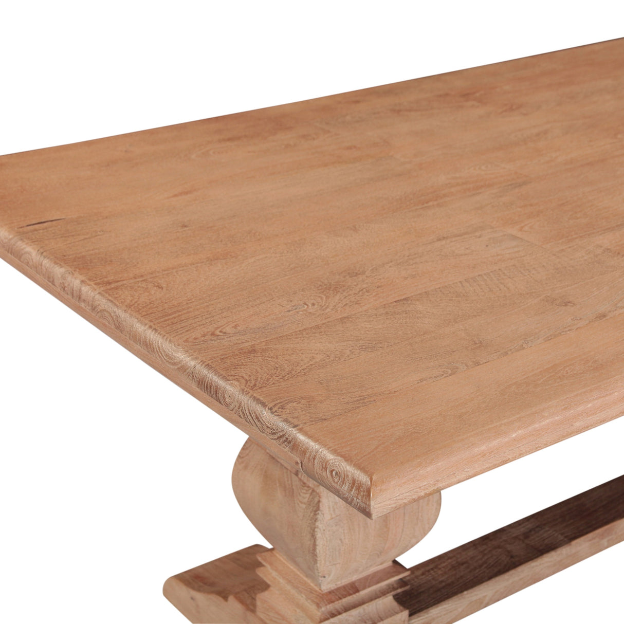San Rafael 94" Dining Table in Antique Oak by Home Trends & Design at Eve Furniture