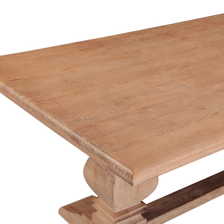 San Rafael 94" Dining Table in Antique Oak by Home Trends & Design at Eve Furniture