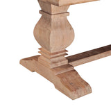 San Rafael 94" Dining Table in Antique Oak by Home Trends & Design at Eve Furniture