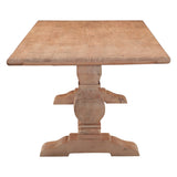 San Rafael 94" Dining Table in Antique Oak by Home Trends & Design at Eve Furniture
