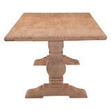 San Rafael 94" Dining Table in Antique Oak by Home Trends & Design at Eve Furniture