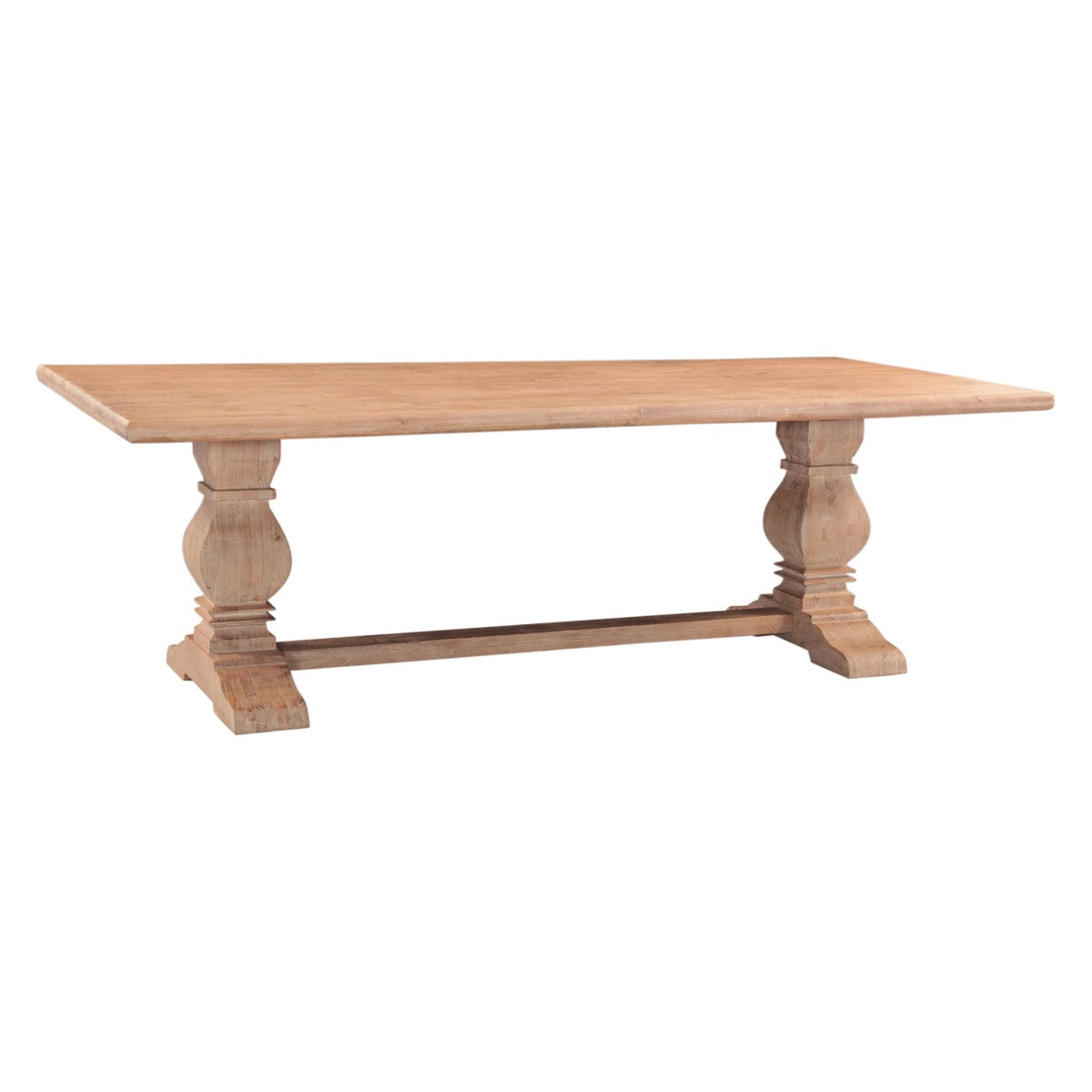 San Rafael 94" Dining Table in Antique Oak by Home Trends & Design at Eve Furniture
