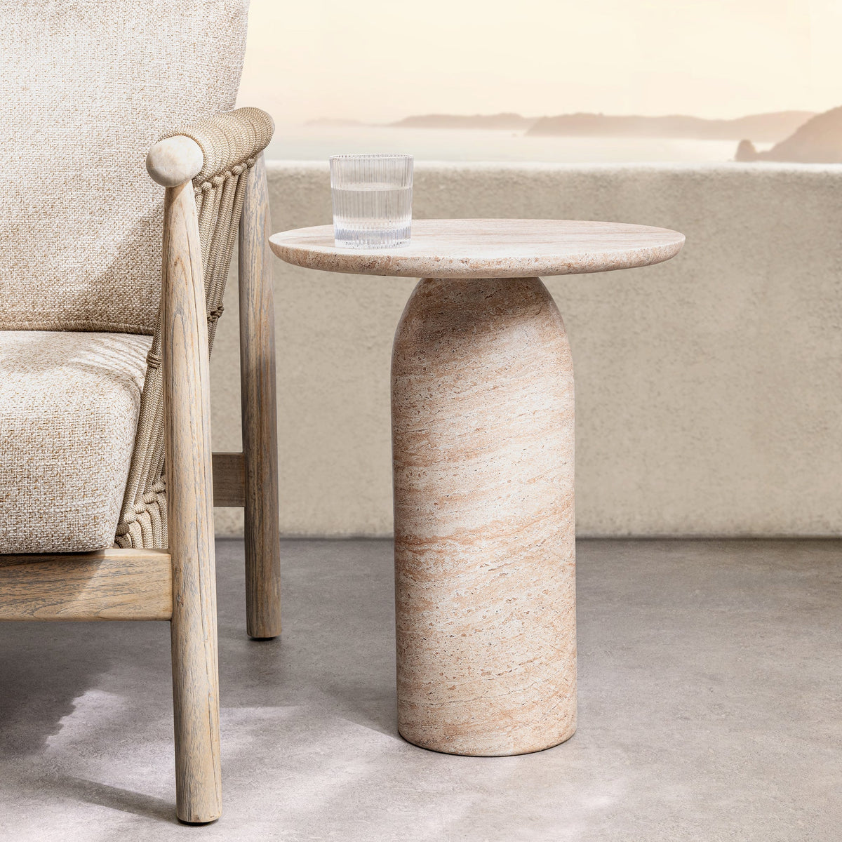 Sana Outdoor End Table by Classic Home at Eve Furniture