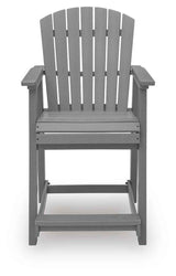 Sanctuary Beach Dark Gray Outdoor Counter Height Dining Set by Ashley at Eve Furniture