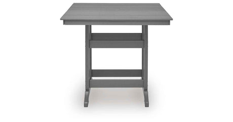 Sanctuary Beach Dark Gray Outdoor Counter Height Dining Table by Ashley at Eve Furniture