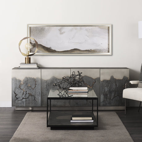 Sand Hills by Mercana Studio a Hand Embellished Textured Framed Art Print by Mercana at Eve Furniture