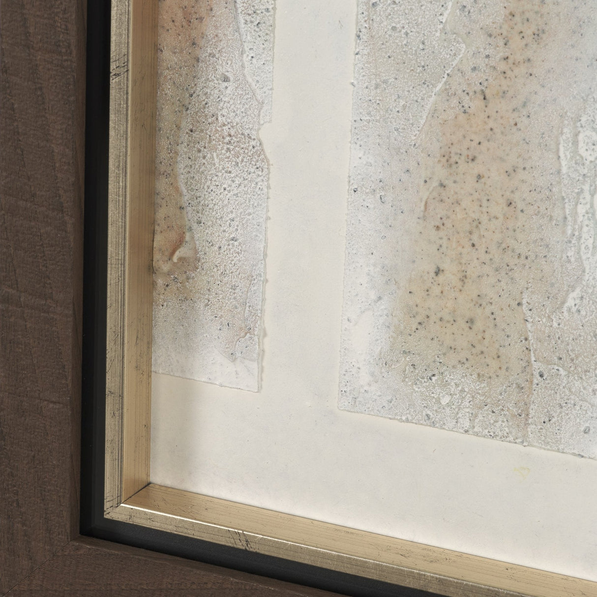 Sand & Structure II by Mercana Studio Handmade Original Framed Artwork Matted under Glass by Mercana at Eve Furniture