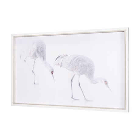 Sandhill Crane I by Chad Mckay a Hand Embelished Textured Framed Photo Art Print by Mercana at Eve Furniture