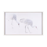 Sandhill Crane I by Chad Mckay a Hand Embelished Textured Framed Photo Art Print by Mercana at Eve Furniture